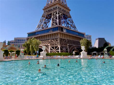 Economically Efficient pool inside paris las vegas