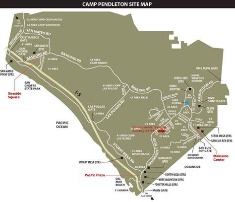 Usmc Camp Pendleton Map