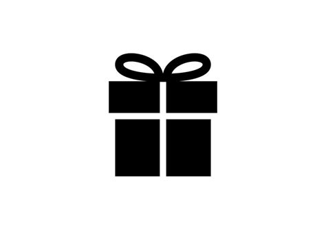 Simple Present Box Vector Icon