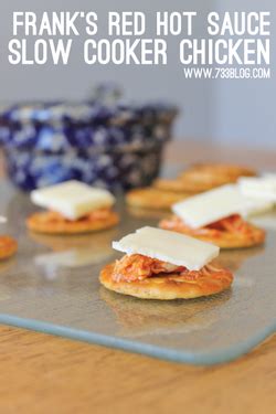 Franks red hot buffalo chicken dip crock pot recipe - Appetizers