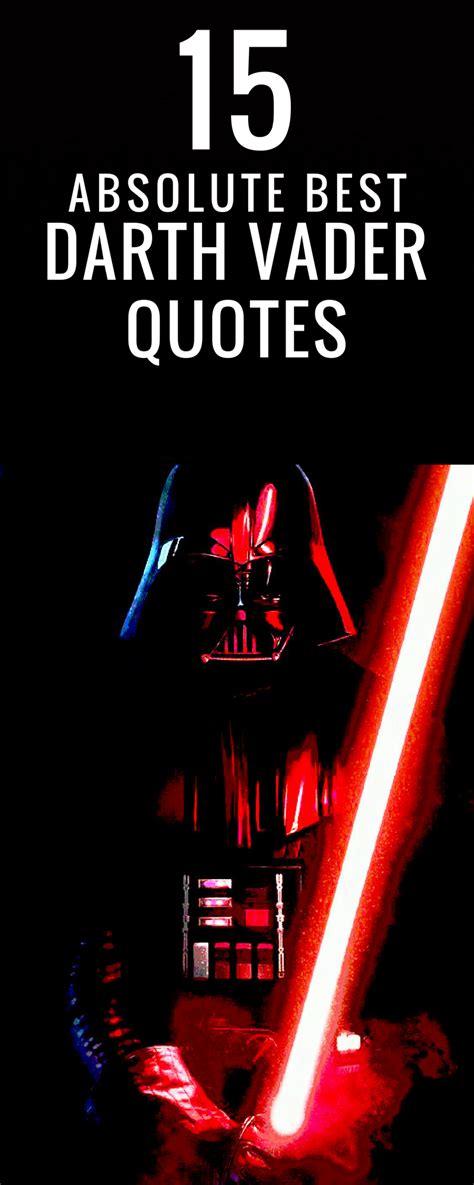 Best Darth Vader Quotes - ShortQuotes.cc