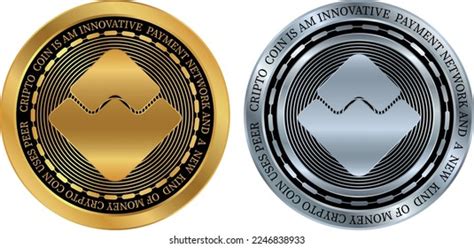 Waves Virtual Currency Logo Vector Illustrations Stock Vector (Royalty ...