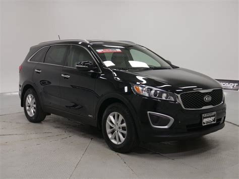 2017 Kia Sorento Lx 22992 Miles Ebony Black 4d Sport Utility 2.4l Dohc ...