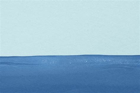 Blue ocean background, aesthetic paint | Premium Photo Illustration ...