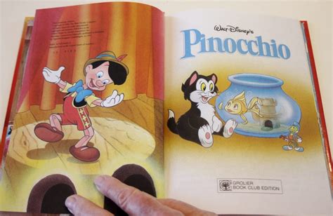 Pinocchio Book Walt Disney's Pinocchio Disney's | Etsy