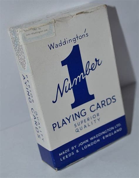 a number 1 playing card in a box