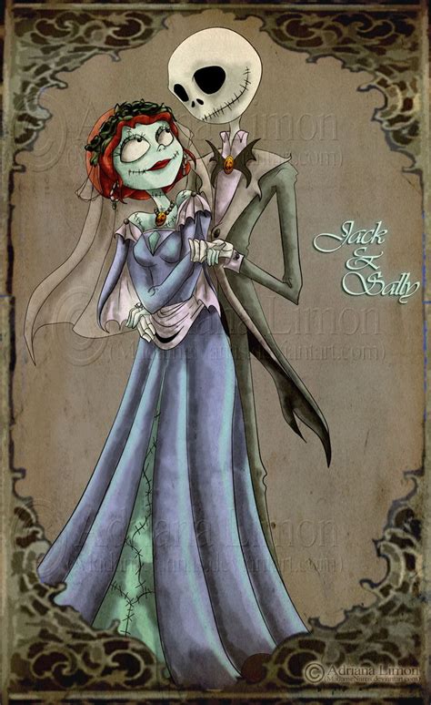 Jack and Sally's Wedding by *madamenanas on deviantART | Nightmare ...