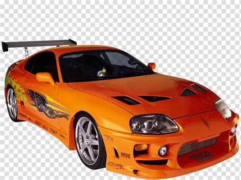 Orange Supra Fast And Furious