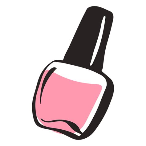 Pink nail polish clipart hd png cartoon nail polish female nail polish ...