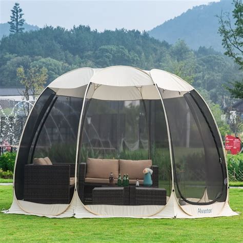 Canopy Screen Tent - Pop up Canopy with Netting Screen House Instant ...