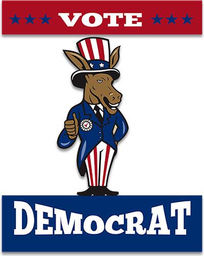 Political Clipart - Voting clip art, republican democrat clipart, hand ...