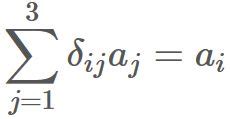 Kronecker's dalta (definition and application examples) - SEMATH INFO