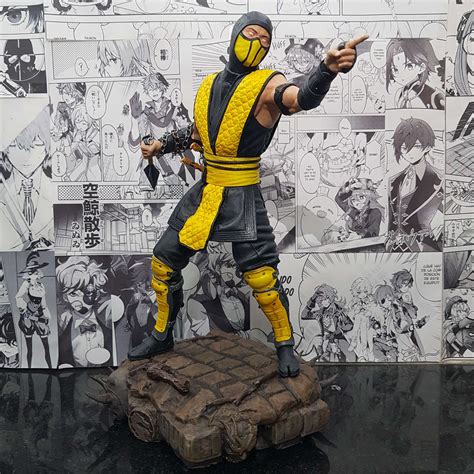 3D printable Scorpion Mortal Kombat fan art 3D print model • made with ...