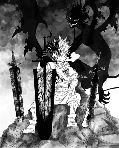 Asta Demon Form Manga Panel Customize your avatar with the asta demon ...