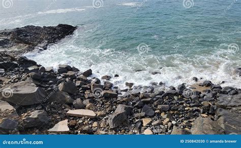 California rocky Beach stock photo. Image of cove, vacation - 250842030