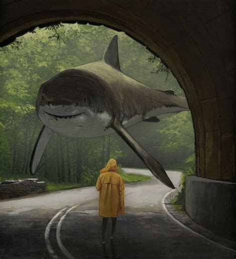 Surreal Shark Paintings: A Unique Artistic Perspective