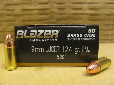 CCI Blazer Brass 9mm Luger Ammo - 1000 Rounds of 124 Grain FMJ - Bulk ...