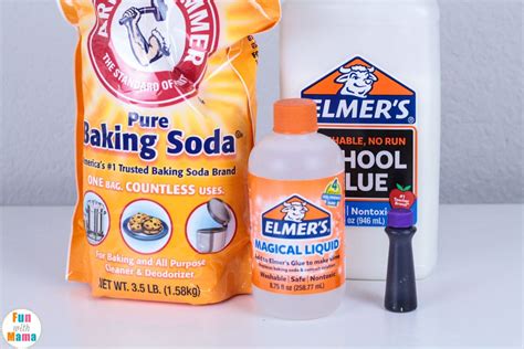 Baking Soda Slime Recipe - Fun with Mama