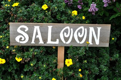 rustic wedding bar signs rustic wedding saloon by ReclaimedOregon