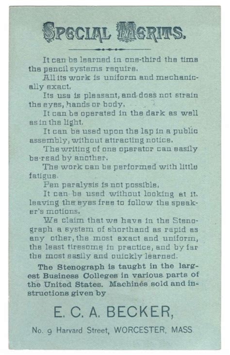 Stenograph 1 - Antique Typewriters