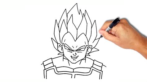 Dragon Ball Z Drawing Vegeta at GetDrawings | Free download