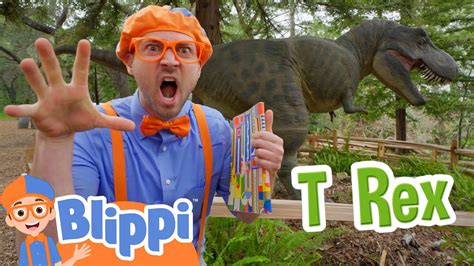 Blippi Explores Dinosaurs At The Natural History Museum! | Educational ...