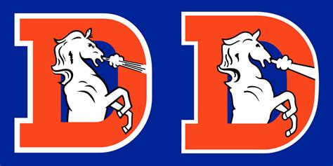 TIL the Broncos "D" logo was changed slightly in '92 : r/DenverBroncos