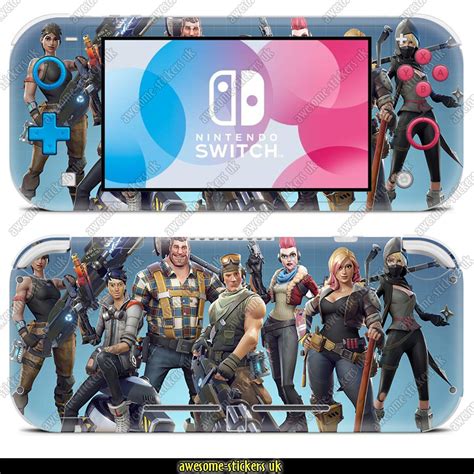 Nintendo Switch LITE skins 201 - FORTNITE - Awesome Stickers UK