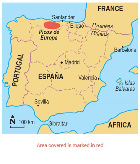 Picos De Europa Map – Verjaardag Vrouw 2020