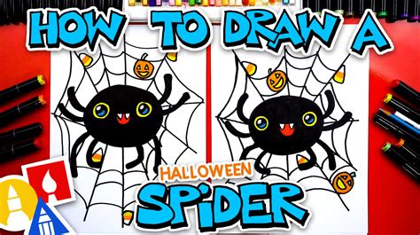 How To Draw A Cartoon Spider Art For Kids Hub Art For Kids – Themelower