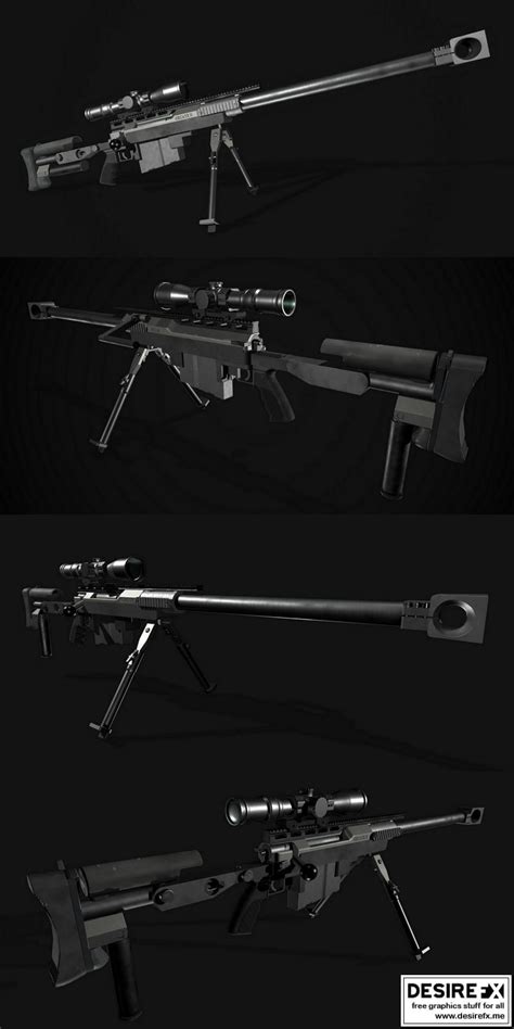 Desire FX 3d models | PGM Hecate Sniper Rifle