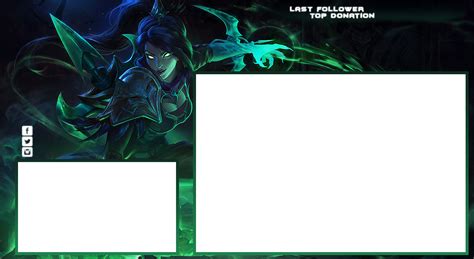 League of Legends // Vayne // FREE Twitch Overlay by gwannah on DeviantArt