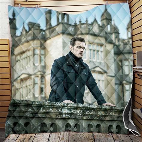 SAS Red Notice Movie Sam Heughan Quilt Blanket