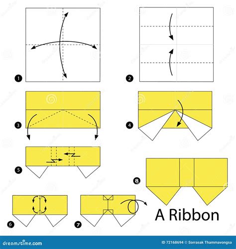 Origami ideas: How To Make Origami Ribbon