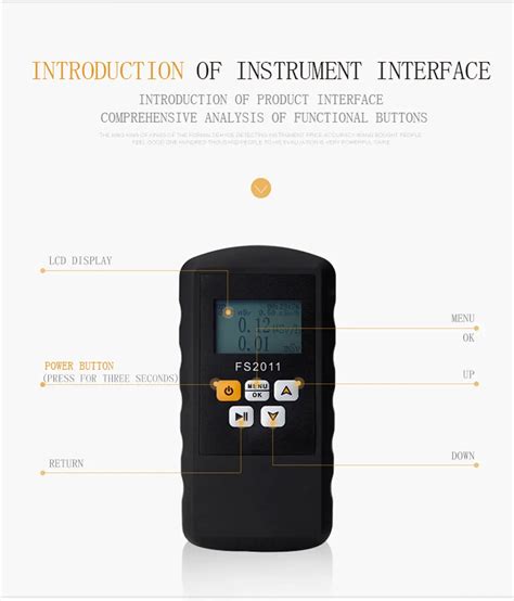 Portable Nuclear Radiation Detector Personal Dose Alarm Radioactive ...