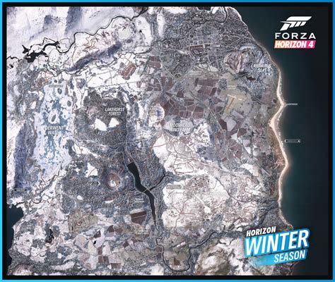 Forza Horizon 4 Map