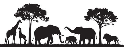 Safari Animal Silhouette Images – Browse 101,788 Stock Photos, Vectors ...