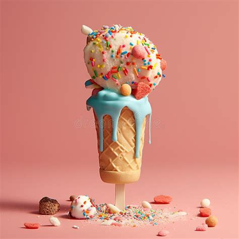 Ice cream cones.concept stock image. Image of assorted - 281113079