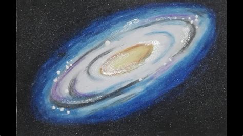 Milky Way Galaxy Pencil Drawing