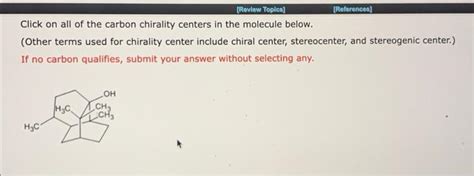 Solved Click on all of the carbon chirality centers in the | Chegg.com