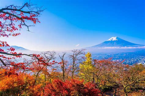 Beautiful landscape of Mt. Fuji in autumn season 2300157 Stock Photo at ...