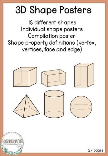 3 d shape names | Teaching Resources