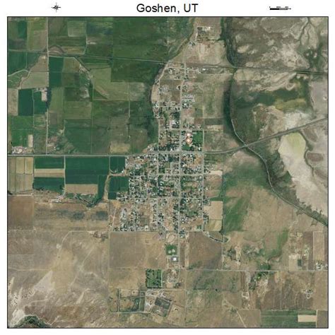 Aerial Photography Map of Goshen, UT Utah