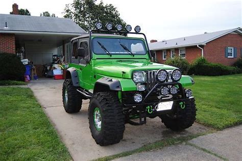 Sell used custom Jeep Wrangler YJ lifted 38' tires in Frederick ...