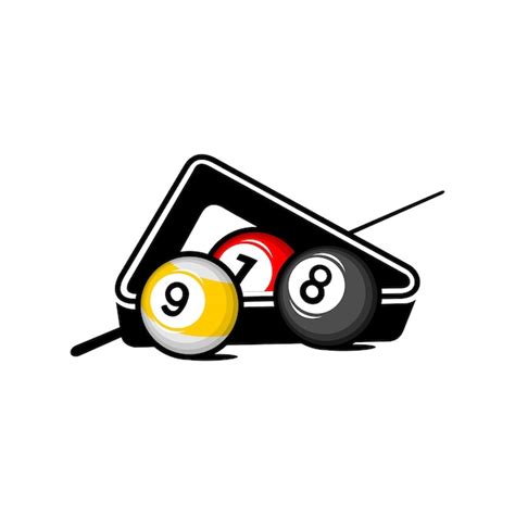 Premium Vector | A logo for a game of billiards vector illustration of ...