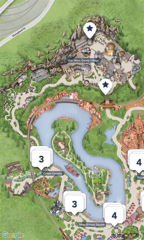 Star Wars: Galaxy's Edge Map and New Disneyland Guidemap Debut