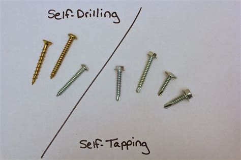 The Differences Between Self-Tapping and Self-Drilling Screws | Hunker