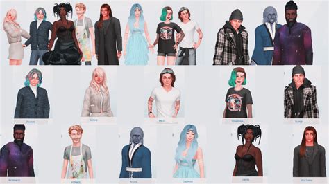 🌌 Characters for my first saga 🌌 : r/Sims4