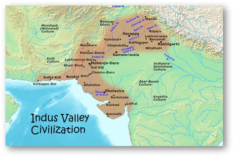 Indus Valley Civilization Map