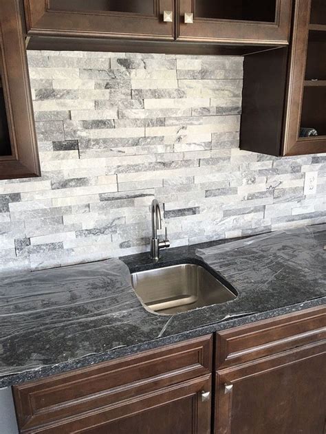 10+ Stacked Stone Backsplash Kitchen – DECOOMO